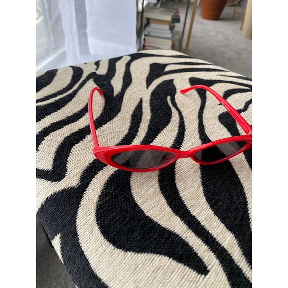 Retro red micro sunglasses - Picture 6 of 9